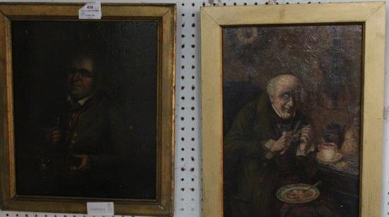 Two oils - Gents drinking(-)